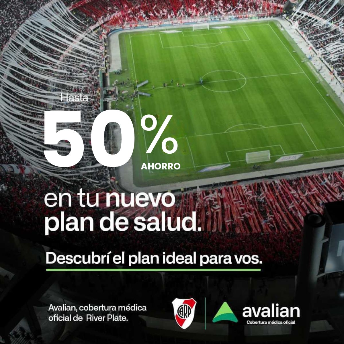 Avalian, cobertura médica oficial de River Plate